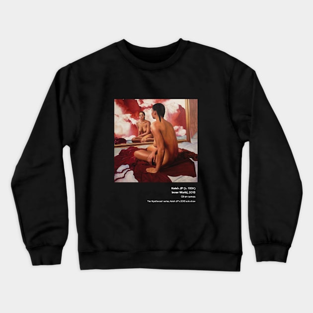 Inner World w text Crewneck Sweatshirt by keishjp